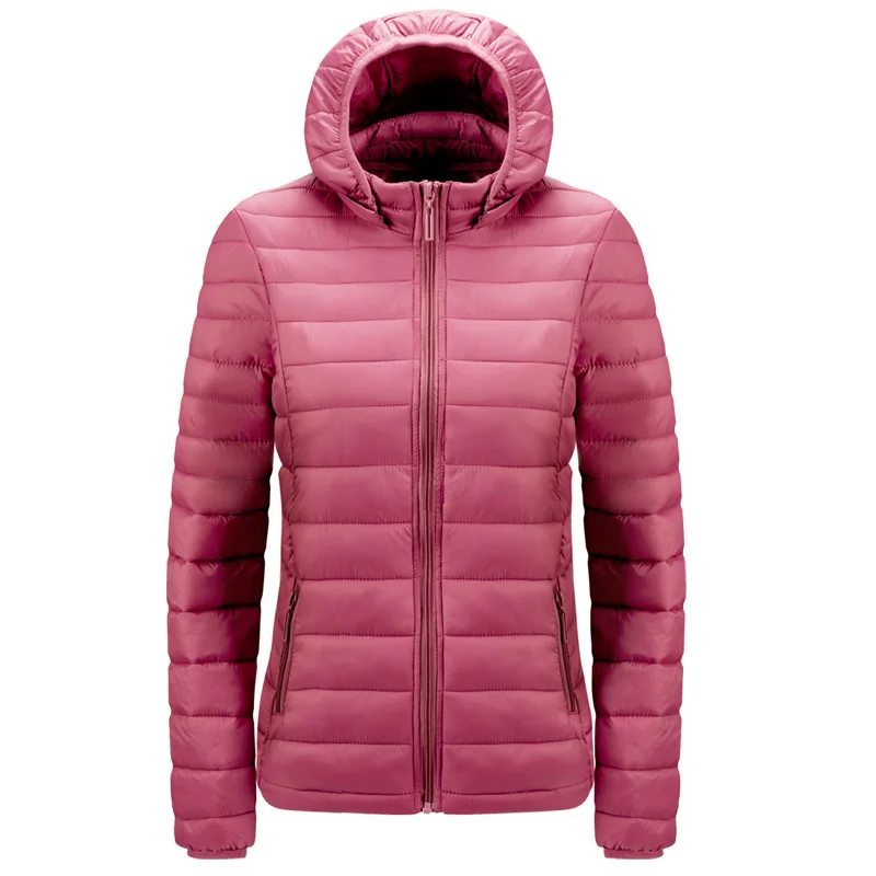 

Down cotton padded jacket women's detachable hat cotton padded jacket 2021 autumn and winter new light patting cotton padded