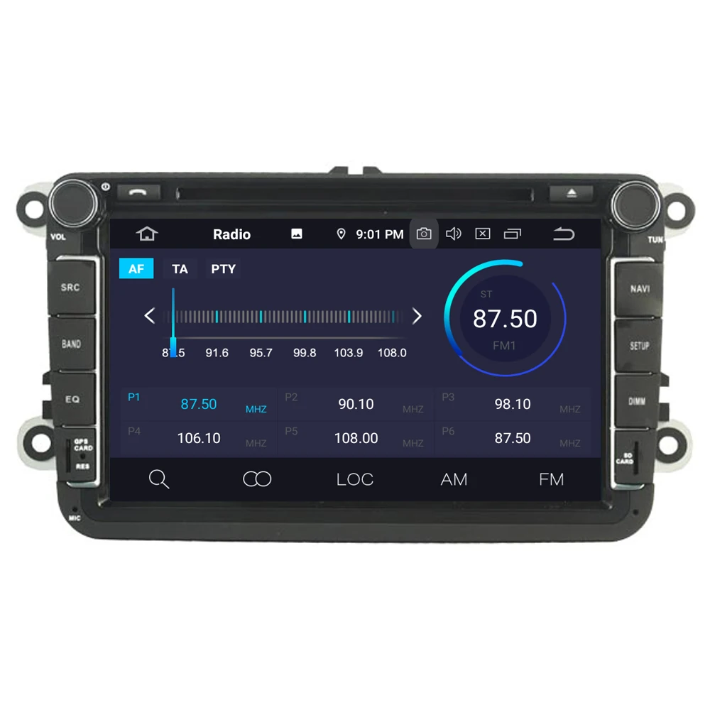 Автоаксессуары для VolksWagen VW Caddy 2004-2013 Android 10 радио DVD GPS навигатор медиа Bluetooth
