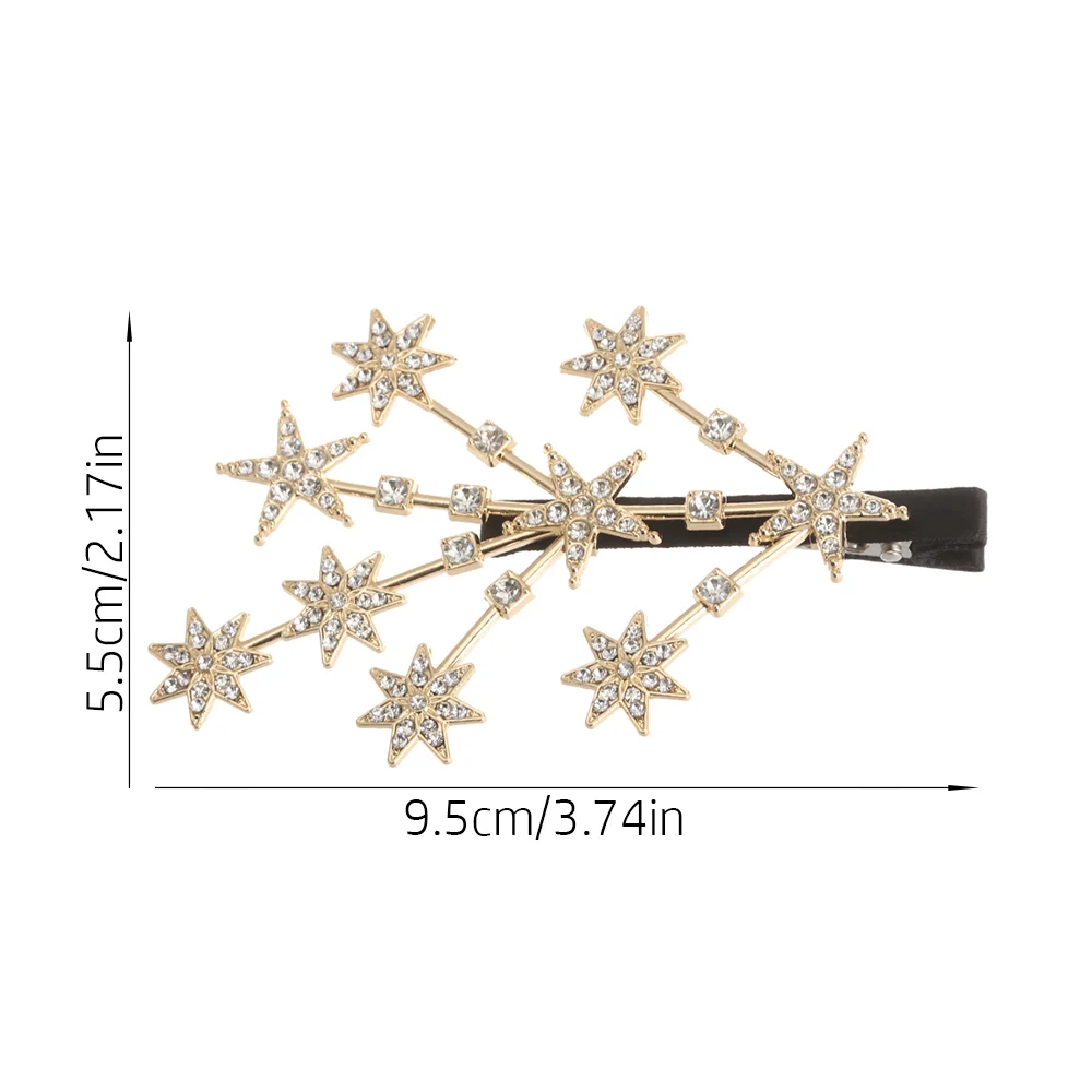 

1PC Fashion Women Girls Star Hairpins Vintage Heart Star Geometric Alloy Hairpins Sweet Barrettes Female Hair Accessories