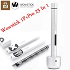 Youpin Wowstick электрическая отвертка 1P + Pro 23 в 1 алюминиевый корпус DIY Ремонтные настольные инструменты с металлическим основанием