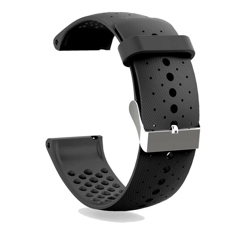 

Sport WatchBand Strap for SPolar Vantage M Watch Band Soft Silicone Replacement Bands Strap for Polar Vantage M Strap Black