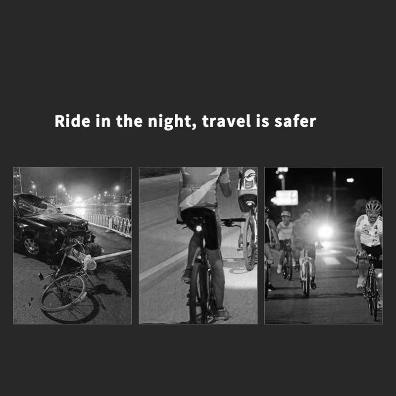 

LED Bike Front Light USB Rechargeable Bicycle Headlight Waterproof Bike Front Rear Lamp Bicycle Accessories