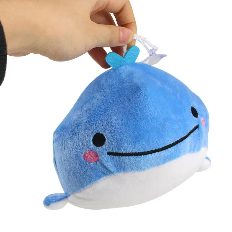 Популярная новая синяя кукла 18 см плюшевая Мягкая Милая улыбающаяся маленькая