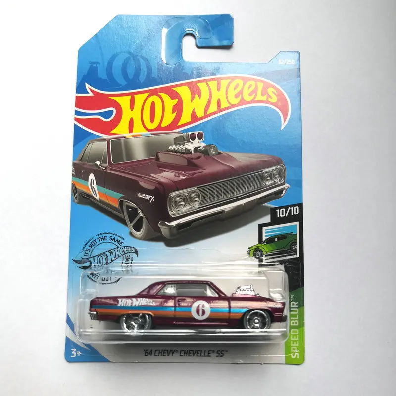 Hot Wheels 1: 64 Автомобиль AUDI BATMOBILE HONDA форта CHEVY DODGE металлическая литая модель автомобиля детские игрушки подарок - Цвет: CHEVY 2019-62 purple