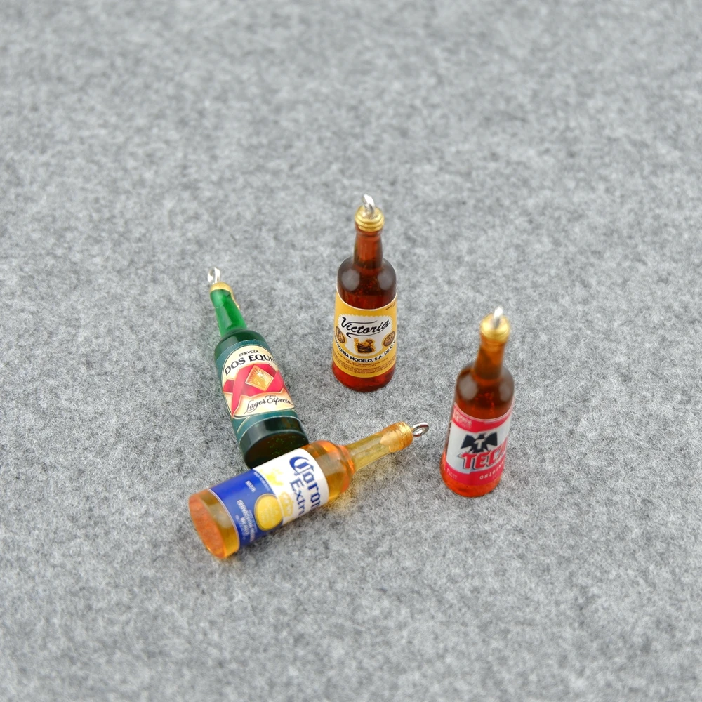 Бутылка кавайи пива Пандоре обаятельные Браслеты ожерелье серьги ювелирных