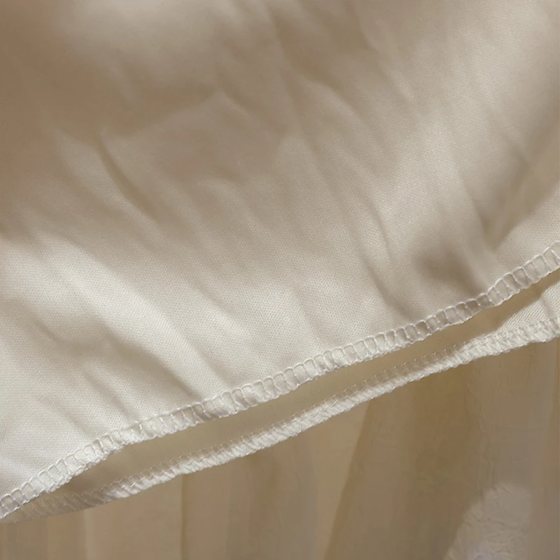 

Summer High Waist Chiffon Skirt Female Korean Style Temperament A-Line Loose White Cake Skirts Fashion Pleated Skirts for Women