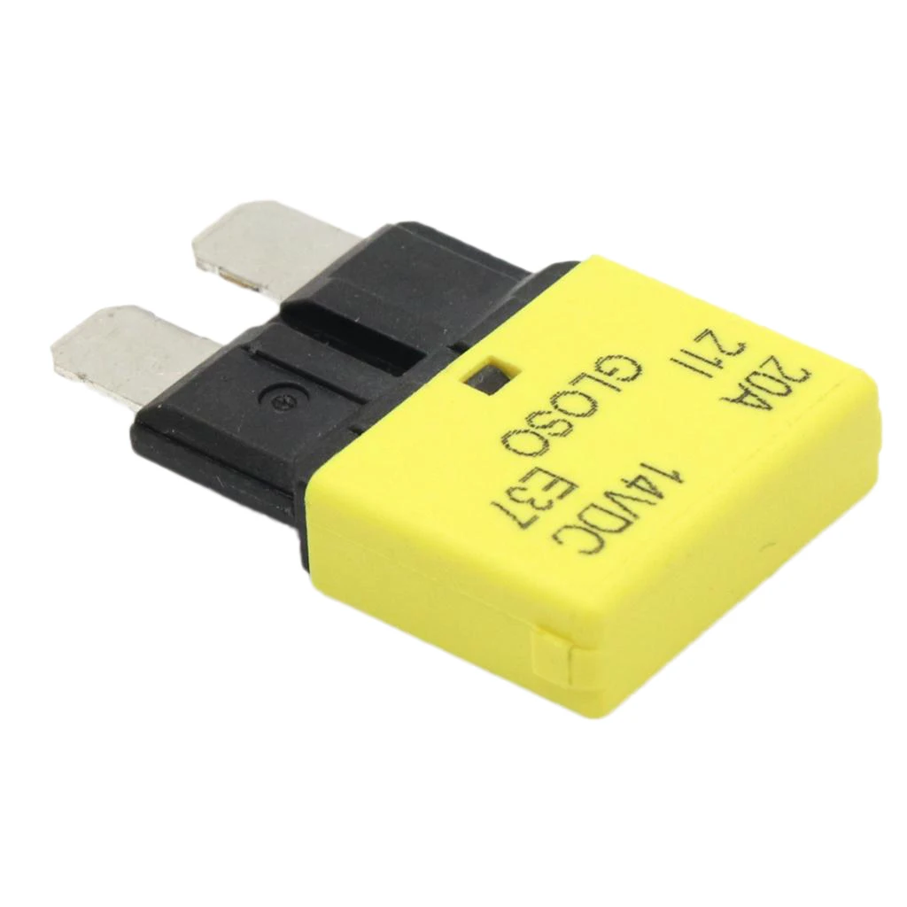 

20A Fuse Circuit Breaker Automatic Reset Trip Function In Blade Fuse Housing