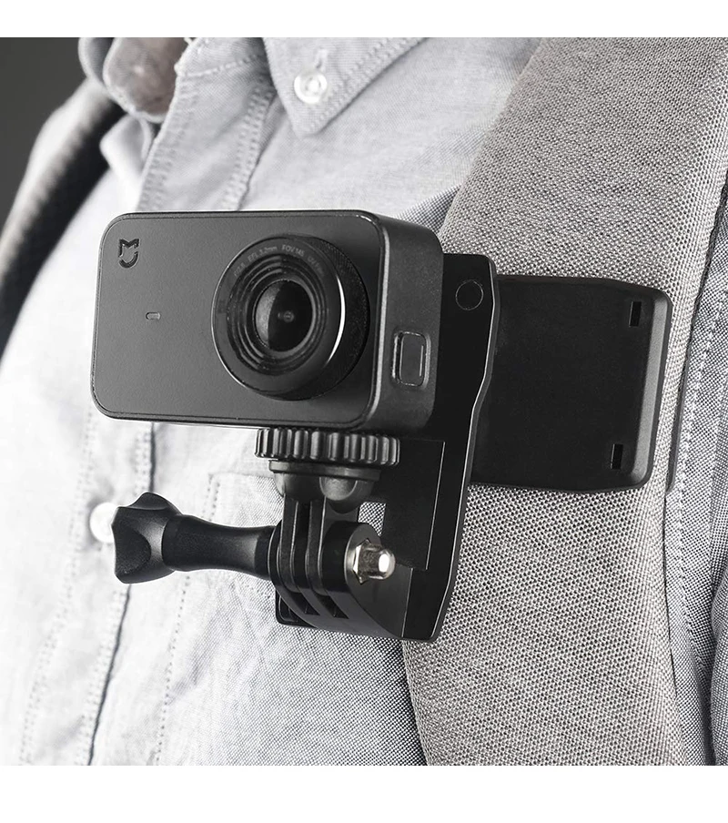 360 градусов Поворотный рюкзак шляпа зажим Крепление для GoPro Hero 8 7 6 5 4 Yi 4K Sjcam Eken DJI Osmo аксессуары для экшн-камеры