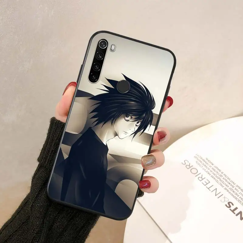 

Bright Black Cover Anime Death Note For Xiaomi Redmi Note 9 9S Max 8T 8 7 6 5 Pro 5A 4X 4 Silicone Soft Phone Case