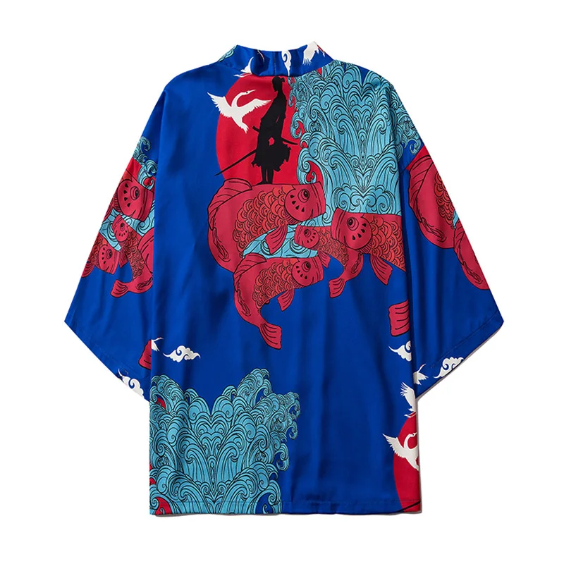 

Japanese Traditional Design Casual High-quality Streetwear Kimono Men Women кимоно женское Japan японский стиль Stylish Haori
