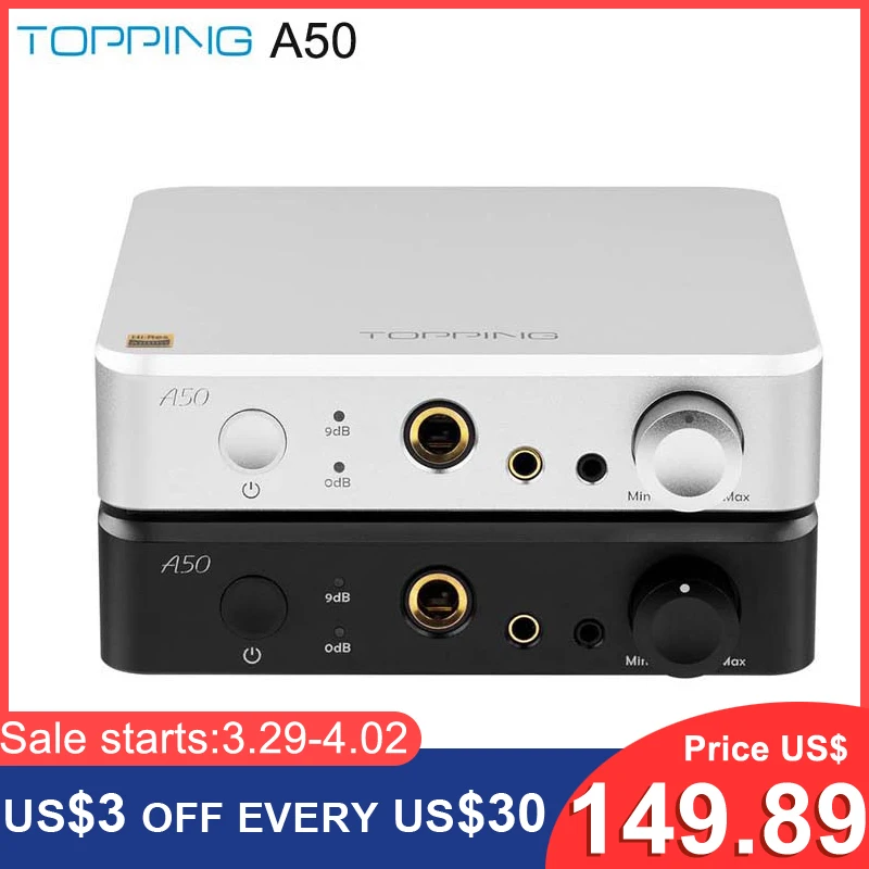 Усилитель для наушников Topping A50 Настольный усилитель 2 * LME49720 3 5/6 35/2 5 мм