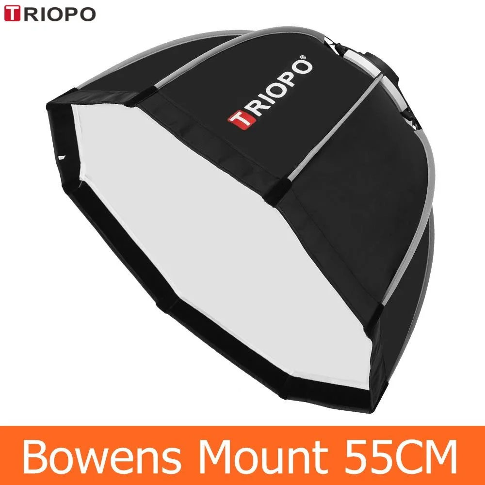 TRIOPO 55 см Bowens крепление восьмиугольник зонтик софтбокс световая коробка с сумкой