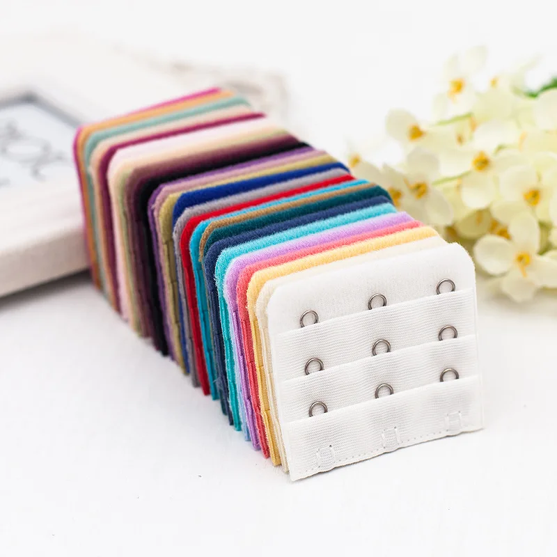 

3 Hooks Bra Extender Strap Set for Women Girl 100-30Pcs Belt Buckle Intimates Accessories Wholesale Hook Clip Straps Lingerie