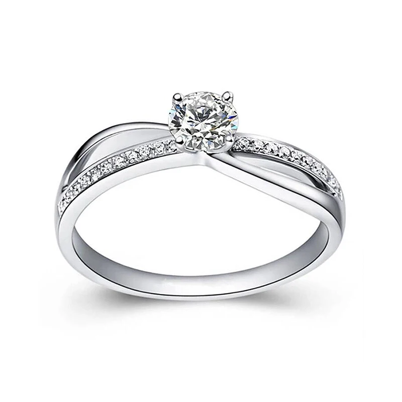 

Обручальные кольца, Изящные Ювелирные изделия, простые кольца для женщин A7245