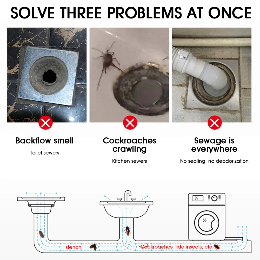 Силиконовый Противомоскитный дезодорант для дренажа пола в ванной комнате