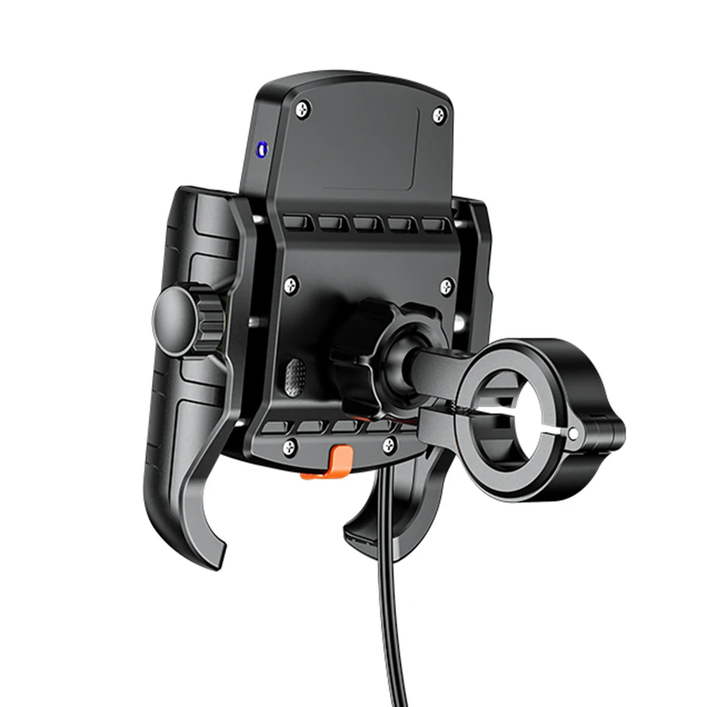 wireless 15w pd 20w fast charging phone holder motorcycle adjustable charger stand scooter waterproof handlebar mount bracket free global shipping