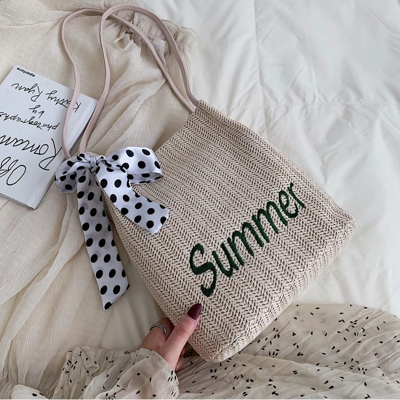 MLHJ сумка-мешок внешняя воздушная Соломенная Сумка летняя Новинка 2019 популярная