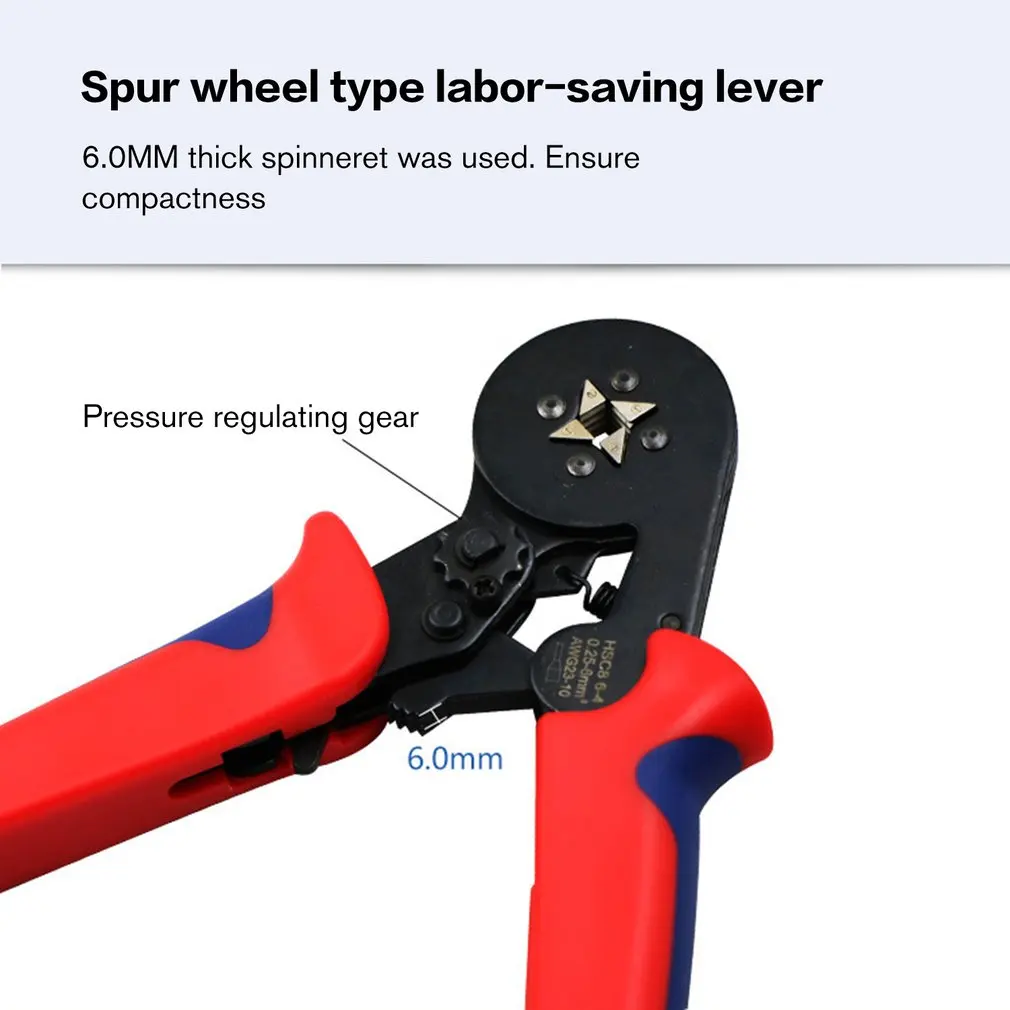 Self-adjusting Crimping Pliers With 1200 Wire Terminal Crimp Connector Tubular Terminal Crimping Tool Hand Tool