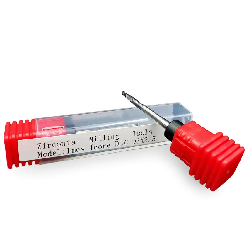 

Dental Laboratory Shank 3mm Diamond Coating Imesicore Milling Burs to Mill Zirconia Blocks