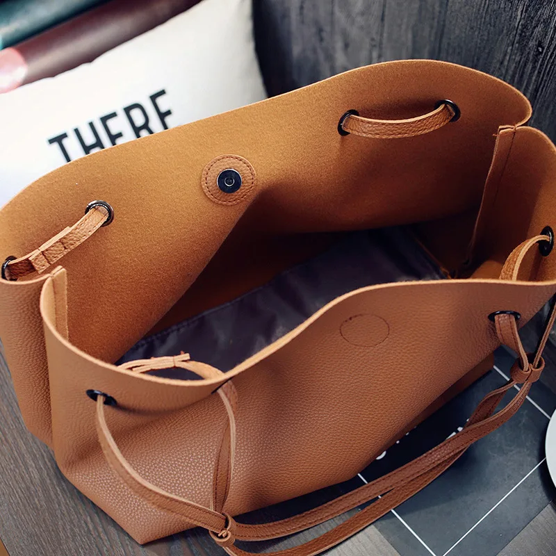 

2019 New Women's One Shoulder Messenger Bag Two-piece Women Messenger Bag Women Bag Purses and Handbags