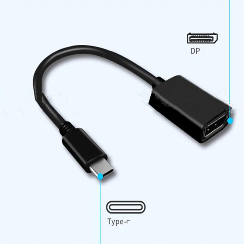 Кабель с разъемом USB типа C для Mini DP адаптер HD 4K 3 1 к dp мужчин и женщин конвертер