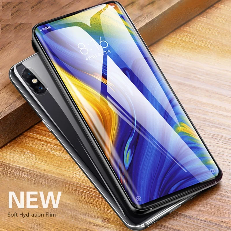 

2 шт., Гидрогелевая Защитная пленка для Xiaomi Mi Mix 3, 6,39 дюйма