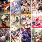 Алмазная живопись с персонажами аниме, набор для домашнего декора сделай сам, вышивка крестиком, иллюстрация, рисование, настенные наклейки