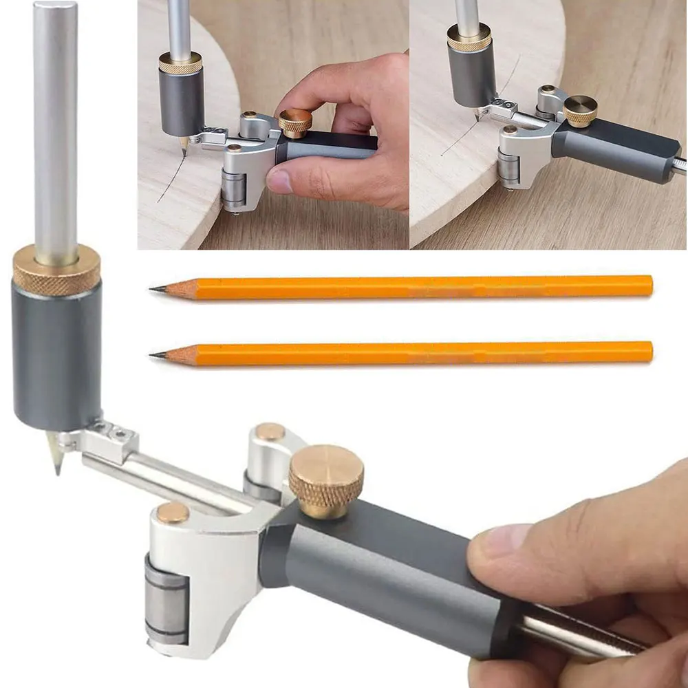 

Woodworking Scriber Straight Line Arc Dual-Purpose Parallel Marker Multi-Function Scribing Tool Offset Marking Tools