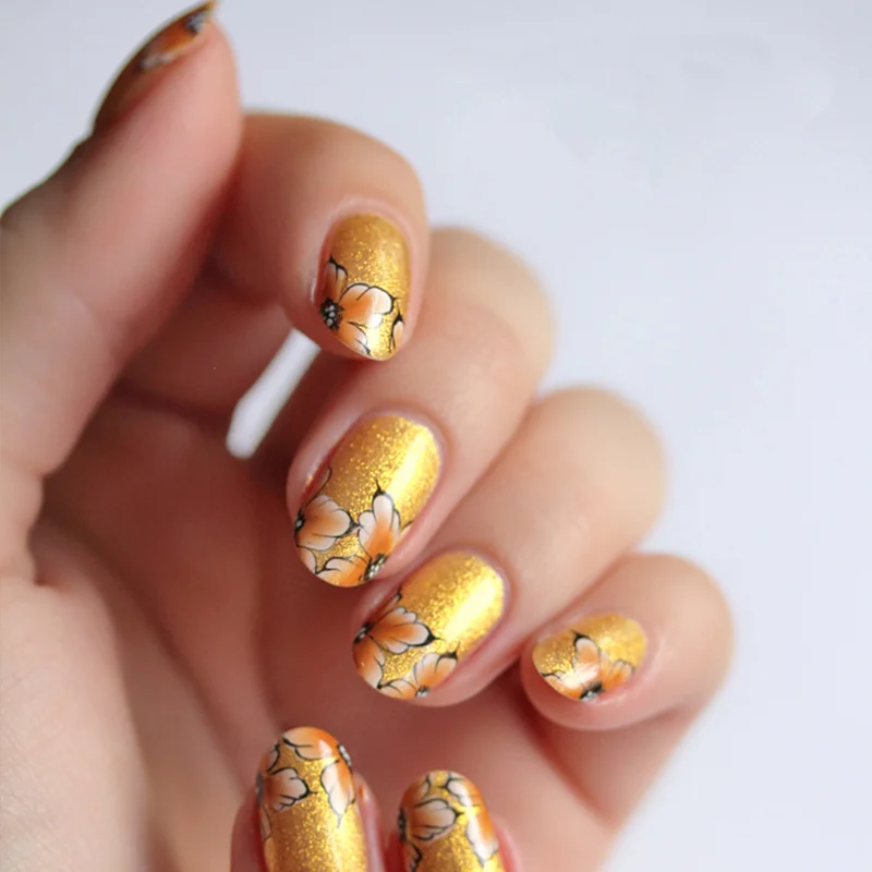 Светильник желтый глиттер порошок пигмент покрытие красителя для лак ногтей