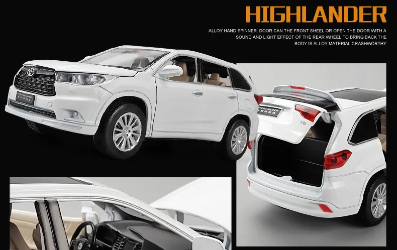1:32 Nissan super car HIGHLANDER литой под давлением сплав модель автомобиля игрушка высокая имитация металла модель SUV игрушка 6 дверей подарок Рождество
