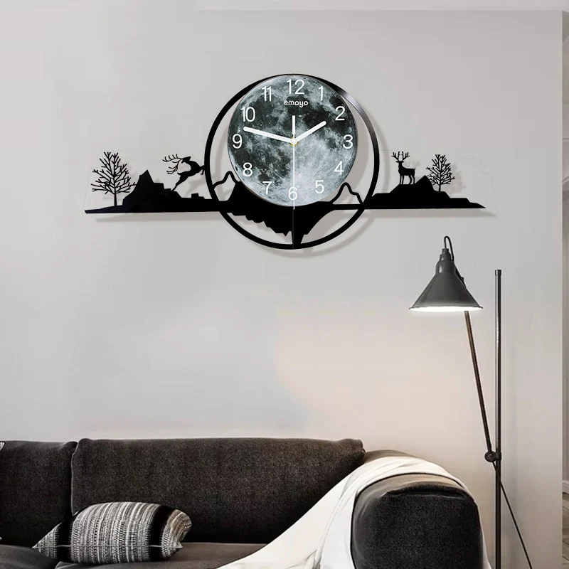 

Newly Floating Clock Digital Wall Clock Luminous Wall Clock Modern Decorate for Office Bedroom Living Room XSD88