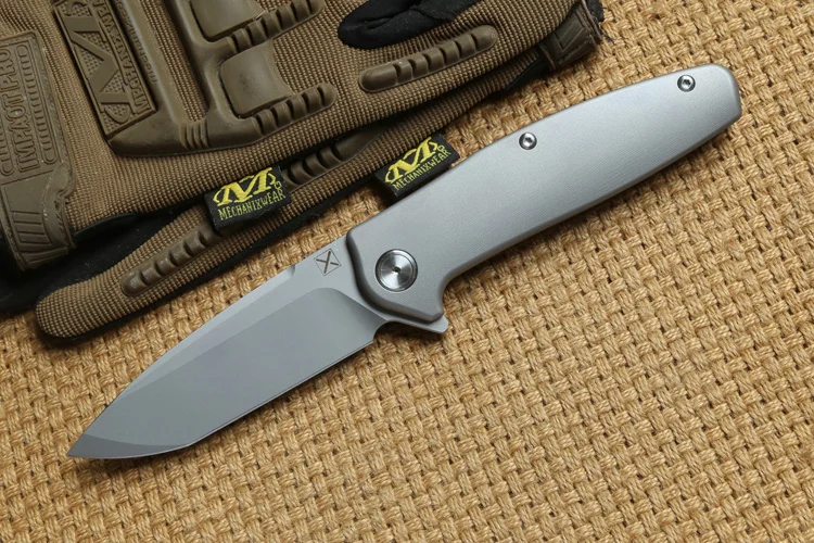 DICORIA YX750 складной нож шарикоподшипник VG-10 лезвие TC4 титановая ручка Кемпинг Охота Открытый suvival Карманные Ножи EDC инструменты