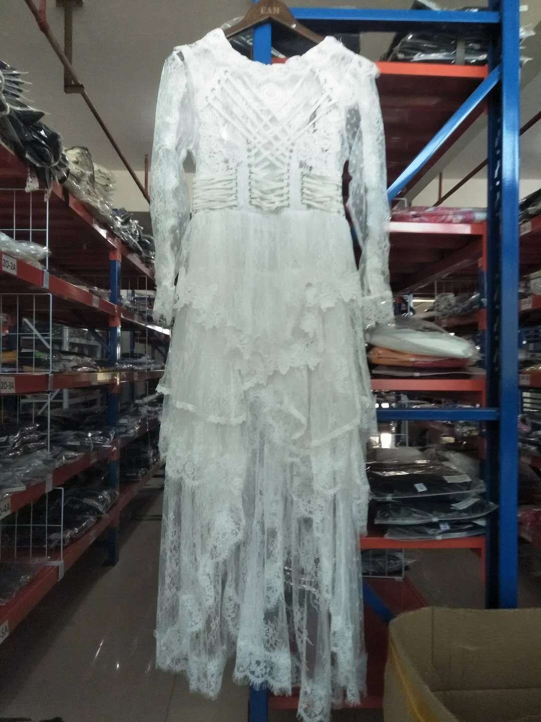 Женское кружевное платье [DEAT] серое прозрачное сексуальное RB084 новинка весны