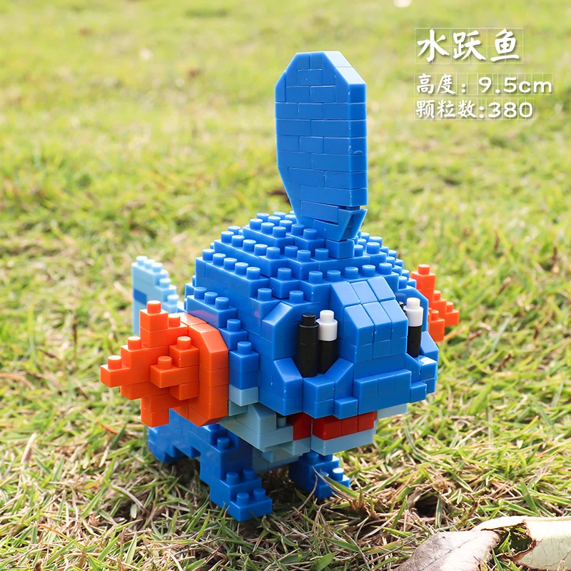 Сквиртл чармандер строительные блоки фигурка Пикачу маленькая модель