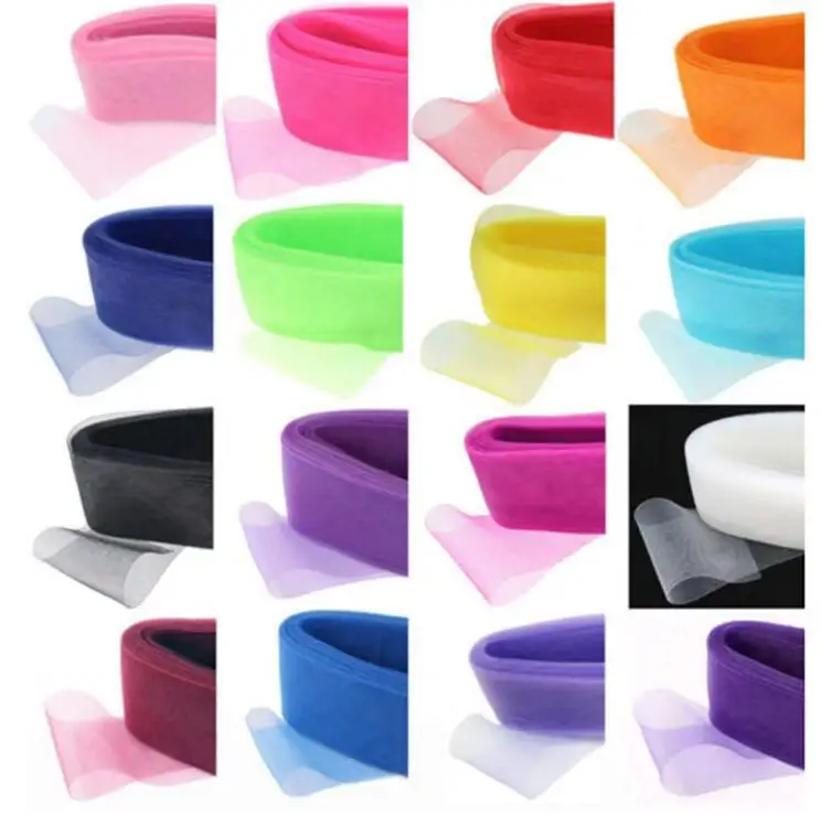 MLAEY 4 Ярда обычная кринолин лошадиный волос сетка органза фреза отделка 10