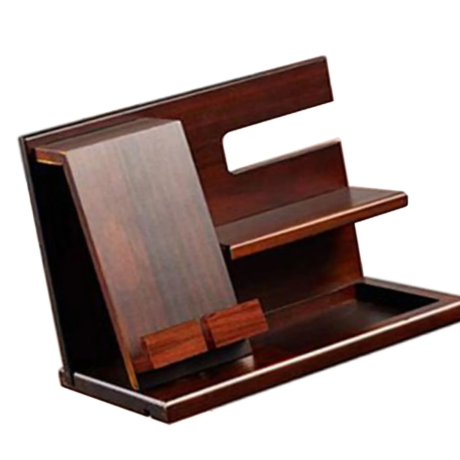 

Multifunctional Wooden Phone Charging Station Glasses Key Holder Watch Stand Organizer