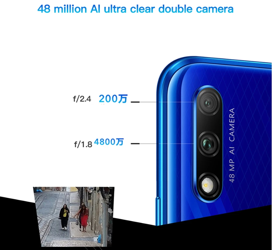 Honor 9X смартфон Kirin 810 Octa Core 6,59 дюймов полный экран 48MP 3 камеры 4000 мАч GPU Turbo мобильный телефон