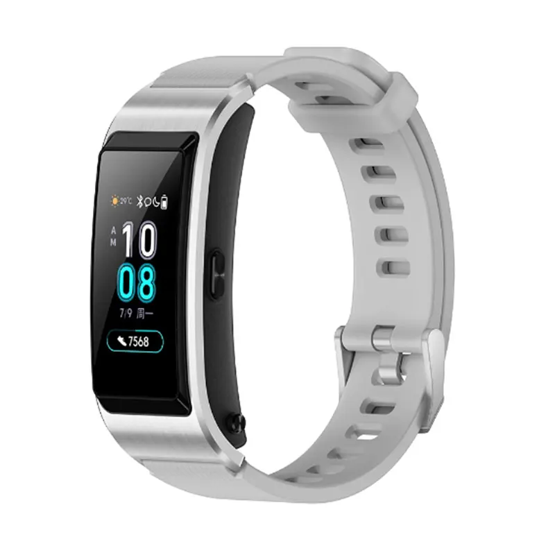 Sport gray Huawei TalkBand B5 Talk Band B5 Bluetooth Смарт-браслет спортивные браслеты сенсорный AMOLED экран вызов наушники пульсометр - Цвет: Sport gray