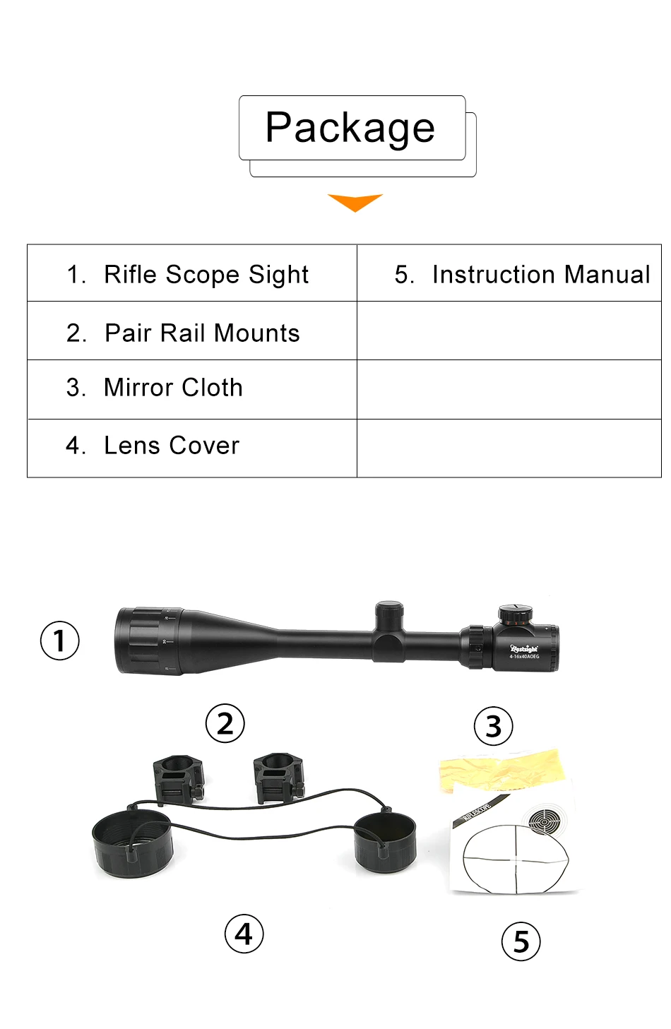 B BESTSIGHT 4-16X40 AOE оптика Riflescope красный и зеленый свет прицел снайперской винтовки снаряжение для охоты прицелы страйкбол винтовка