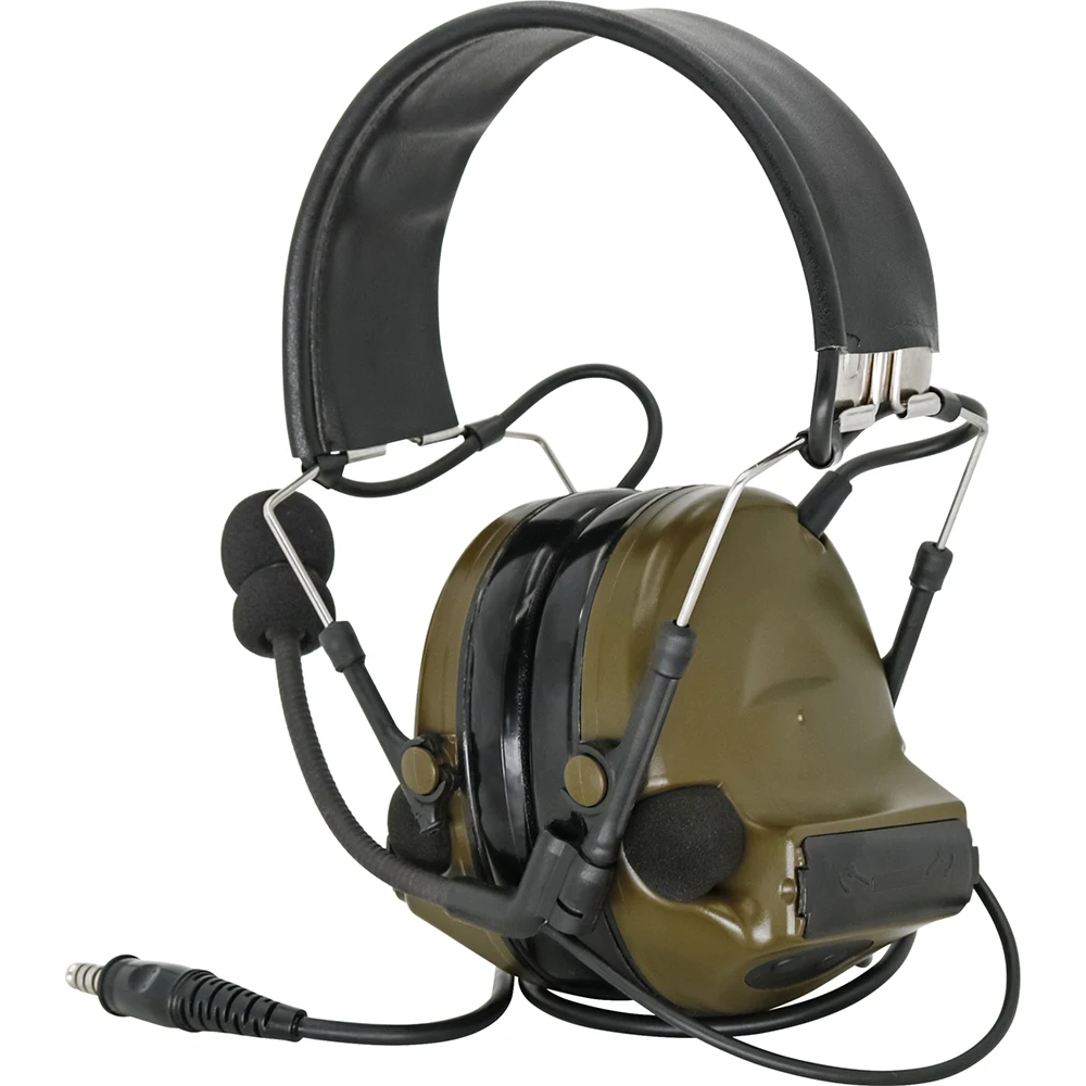 HEARING TACTICAL COMTAC II Outdoor Tactical Hearing Defense Noise Reduction Pickup Military Airsoft Shooting Tactical Headset