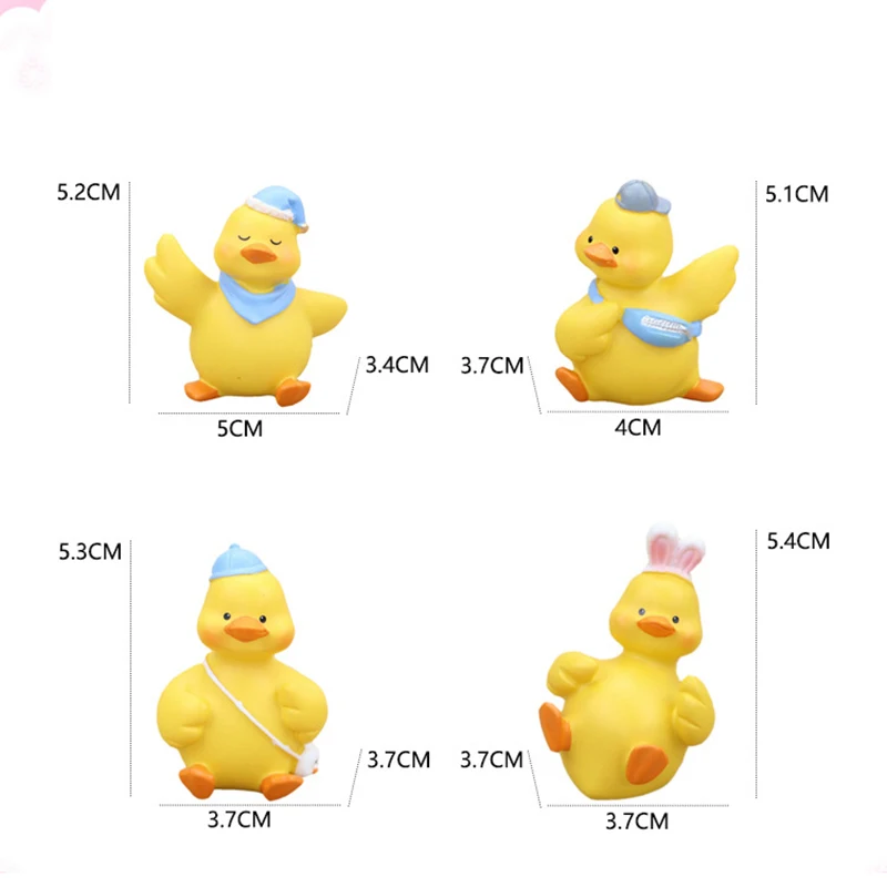 Украшение для гостиной в виде симпатичной утки украшение автомобиля украшения