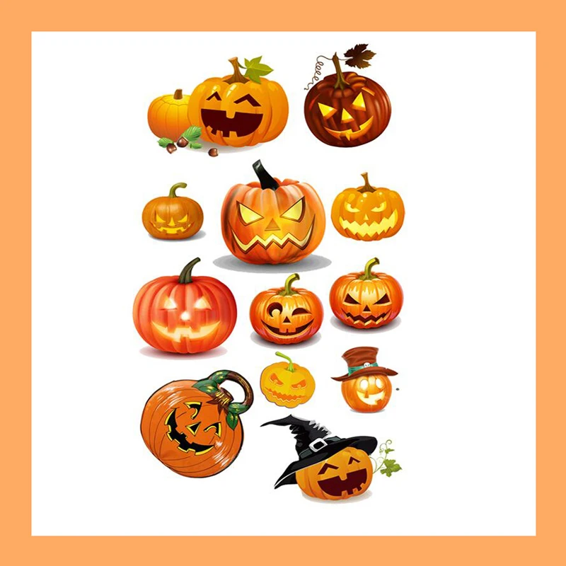 Прозрачные штампы с тыквой для скрапбукинга/изготовления