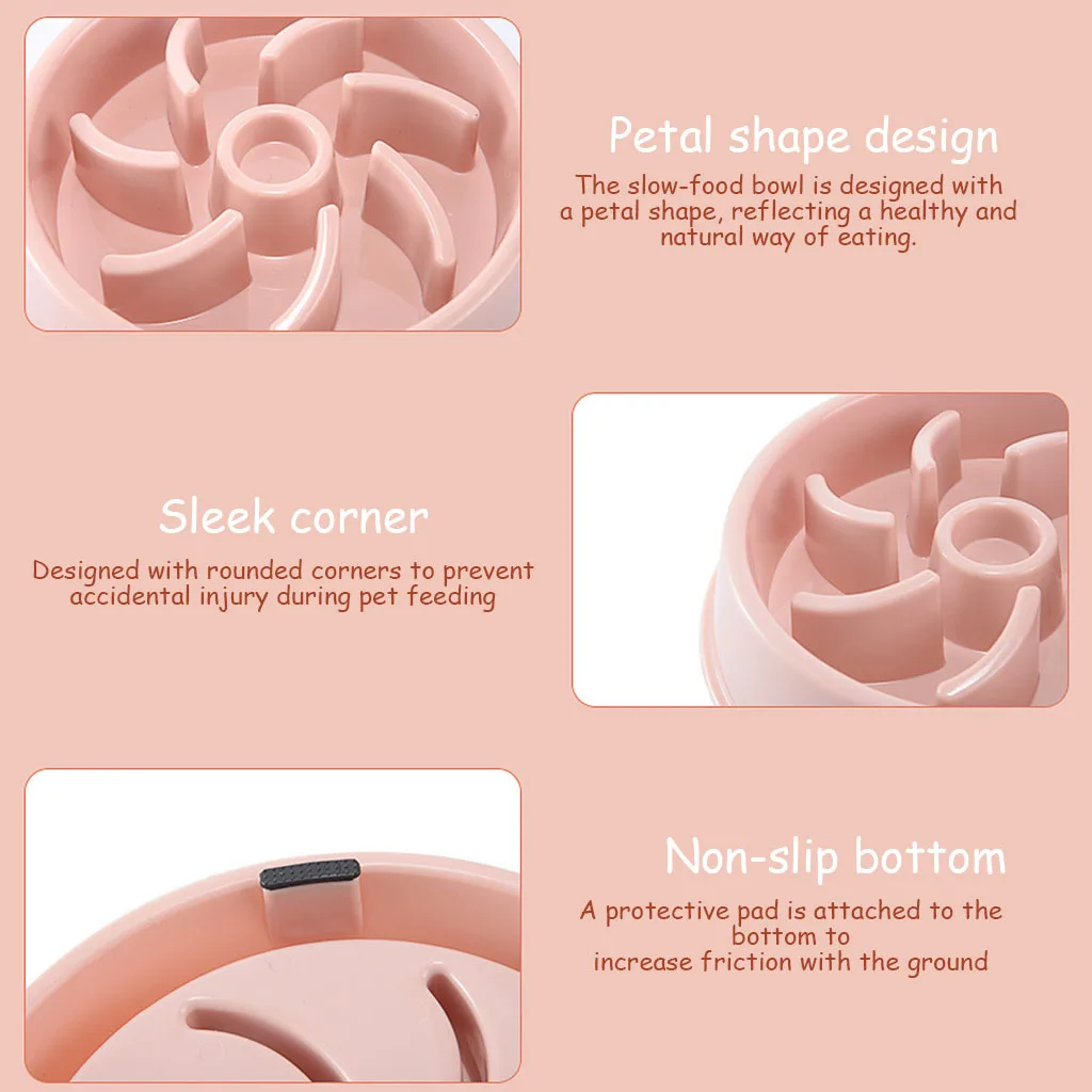 Для Кормления Собаки Еда чаши щенок замедленное Питание Кормление блюдо