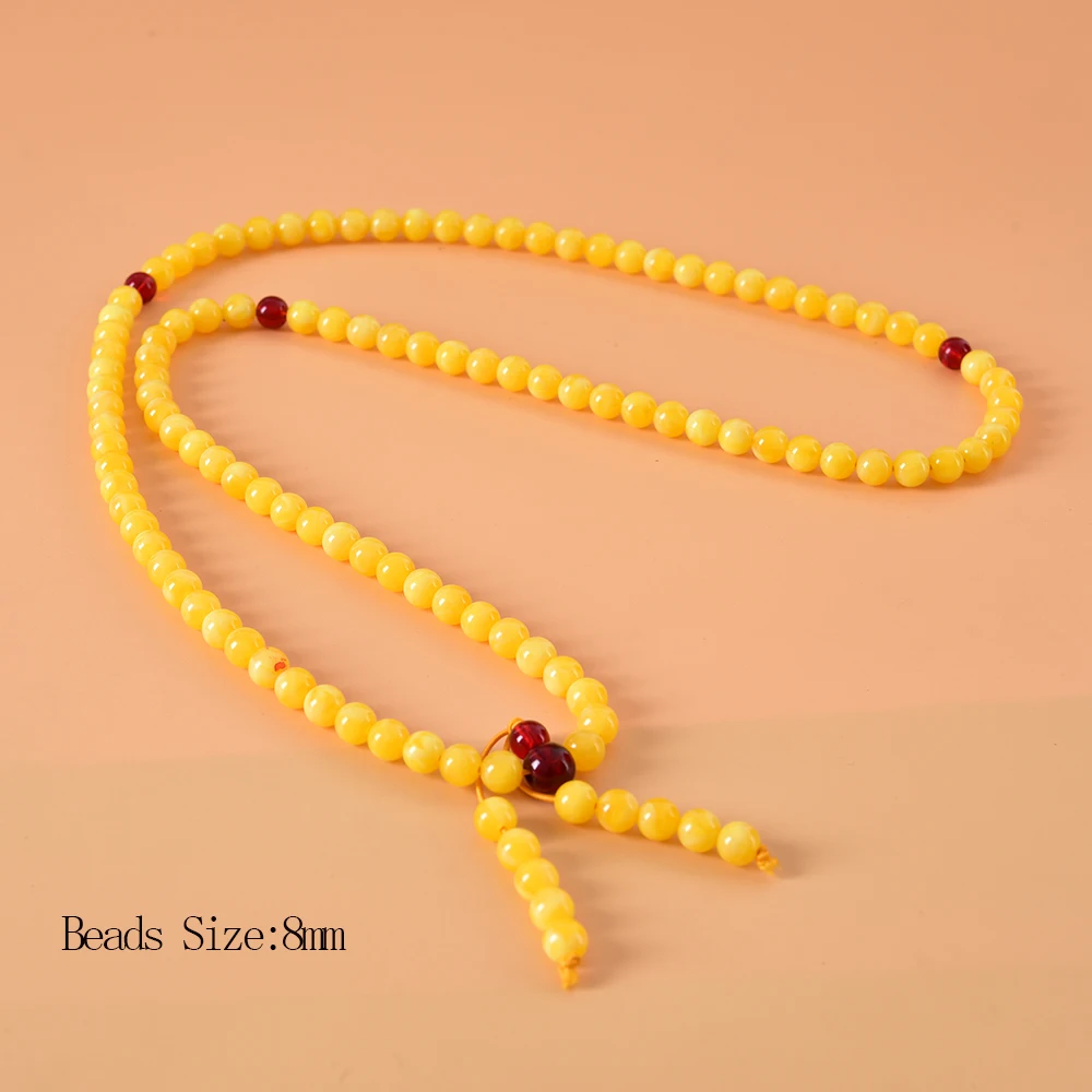 Асинжелу 8мм 108шт Бусы Тибетского буддизма Молитвенные браслеты Обаяние Медитация Йога Четки для женщин и мужчин Браслет включен