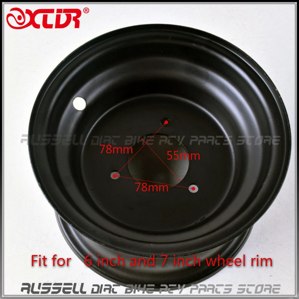 ATV 7 дюймовый обод (3 отверстия) для шины 16x8 Quad Wheel|atvs atvs|atv rimsrims for atv |