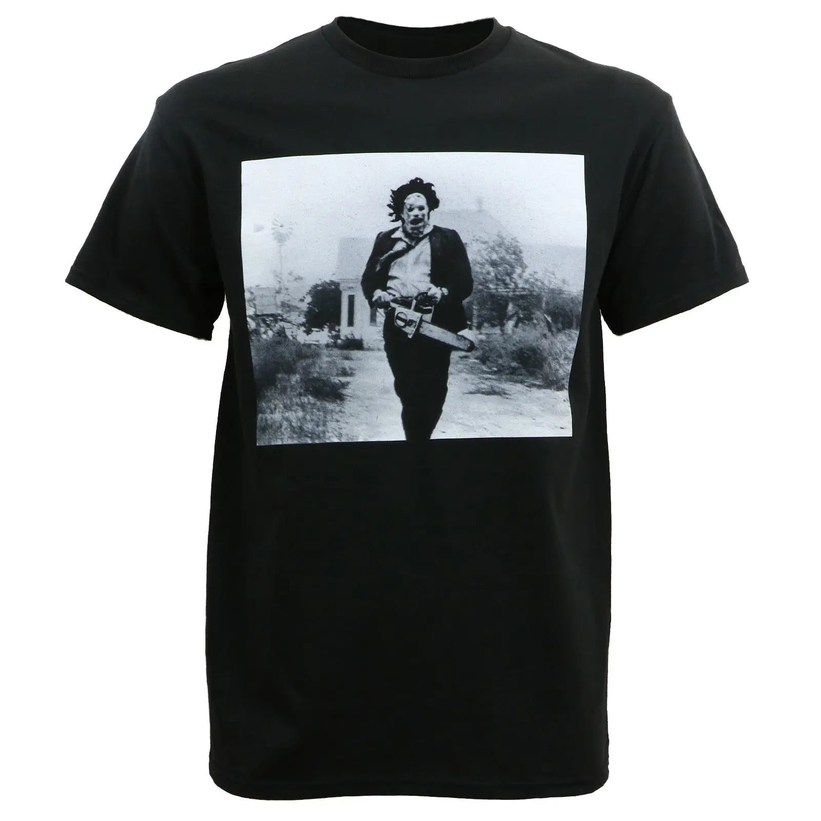 Аутентичная футболка TEXAS CHAINSAW MASSACRE Leatherface Running Grab S-3XL новая с принтом летняя