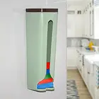 Портативный бытовые стеллажи для хранения пластиковый ящик для хранения, настенный держатель для мусорных пакетов в ванную комнату, кухонный Органайзер