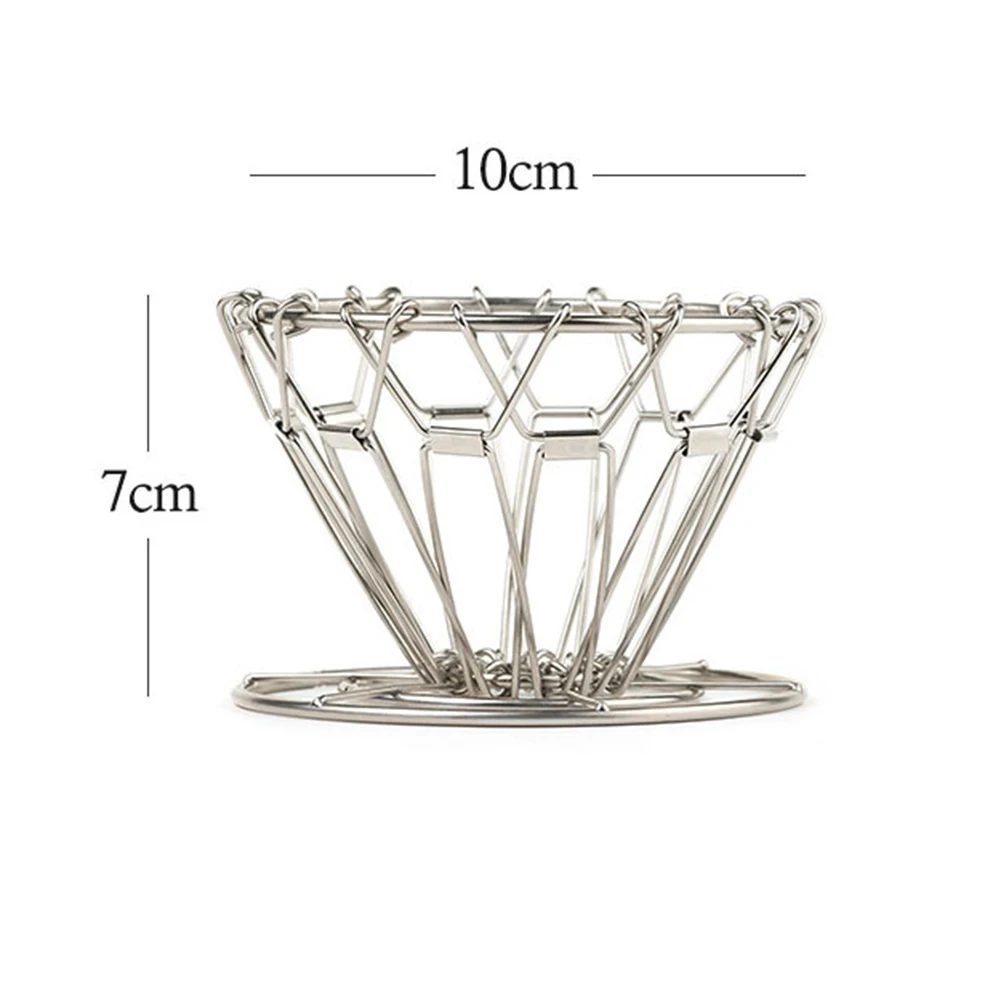 

Collapsible Coffee Dripper Filter Paper Holder Dispenser Storage Stand Camping Folding Coffee Hand Making Collection Accessories