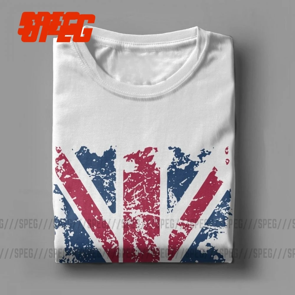 Мужская футболка Union Jack новинка 2018 модные с флагом Великобритании Ретро стиль