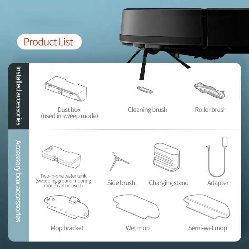 Новое поступление Xiao mi робот пылесос для дома автоматический подметальный